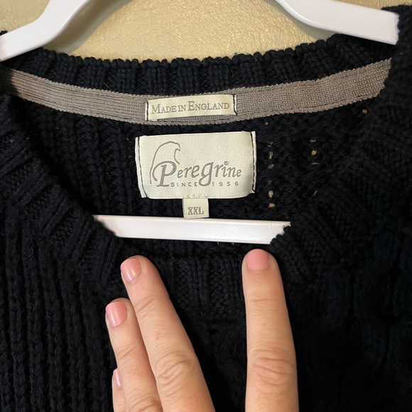 Peregrine Men’s New Wool Fisherman Sweater - Picture 2 of 7